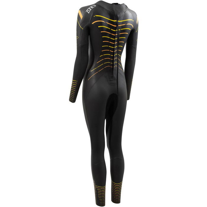 2022 Zone3 Mujer Thermal Aspect Breaststroke Neopreno WS21WTMA101 - Black / Orange / Yellow